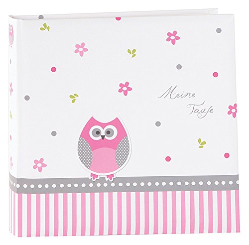 Goldbuch 24328 Taufalbum Babyworld Eule, 60 Seiten mit Pergamin, circa 25 x 25 cm
