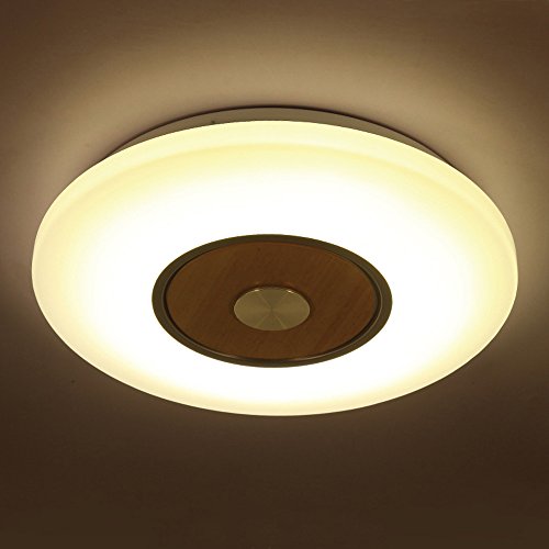 Preisvergleich Produktbild European Style Modern Einfache LED Rundes Massivholz Schlafzimmer Restaurant Deckenleuchten (Optionale Größe) ( Size : Diameter 40CM )