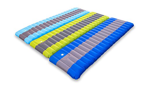 LABABE Sleeping Pad inflable con bomba incorporada. Colchón Inflable Esterilla de Acampada Hinchable Colchoneta de Aire Ergonómico Portátil Ultraligero para Viaje Camping Senderismo Playa Senderismo - LABABE