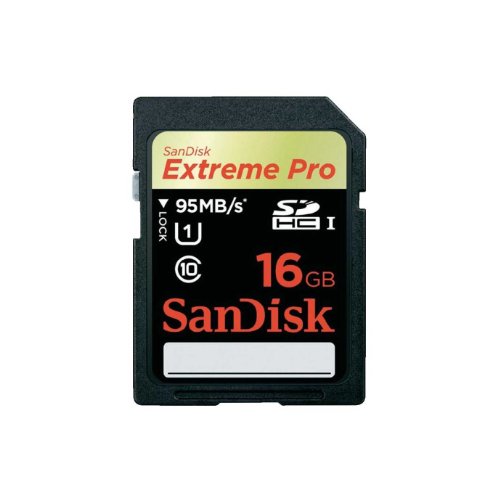 SanDisk SDHC 16 GB Extreme Pro UHS (95mbs/633 x) Blister