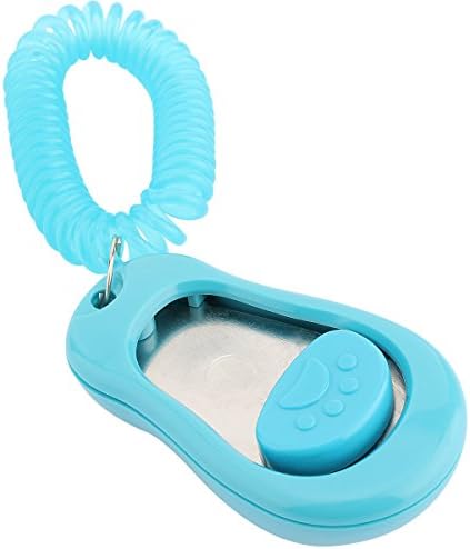 PetBonus Dog Training Clicker With Wrist Strap-2 Sounds Options-Loud and Soft Sound(Blue)