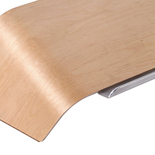 SAMDI Notebookständer mit Schublade | Universal Laptop aus Holz Stand Halter Halterung | Dock Gradient Oblique für Air/Pro Retina 11″/ 12″ / 13″/ 15″ PC Notebook(Beige) - 8