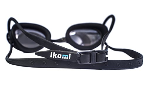 IKAMI »Mana« schwarze Deluxe-Schwimmbrille | Verspiegelt | Überragend in Sicht- und Tragekomfort | 100% Antibeschlag + UV-Schutz | Damen, Herren & Kinder | Perfekt für Triathlon & Wettkampf - 6