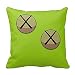 Produktbild WENSING abgerundeten KAWS Stil Überwurf 45,7 x 45,7 cm Kissen Fall