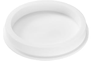 sourcing map 1Pcs Silicone Hole Plug, Waterproof Round Rubber Stoppers Bottle Seal Plugs Tube Pipe End Caps for 115mm/4.53" Hole for Bathtub Bottle, White