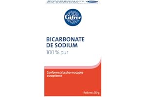GIFRER Barbonato de sodio de calidad farmacéutica, 100 % puro, lote de 3 x 250 g