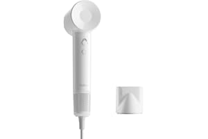 Laifen SE Lite Sèche-cheveux 150M d'Ions Négatifs Moteur Brushless 100K tr/min Séchage Rapide Contrôle Intelligent Température avec Buse Bruit Réduit Cheveux Bouclés ou Lisses Maison Voyage (Blanc)