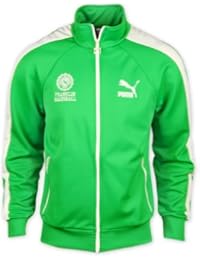 FRANKLIN & MARSHALL - Chaqueta Con Cremallera, Eleece Uni Zip Long, Hombre, Color: Verde/Blanco, Talla: Xl