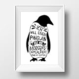 Pinguin der applaudiert