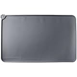 JOYOLDELF Premium Silikon Haustier Matte Platzdeckchen Wasserdicht rutschfest f¨¹r Hund Katze（Grau）