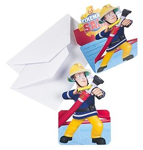Basic-Partyset Fireman Sam / Feuerwehrparty für bis zu 12 Kindern - 3