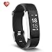 Price comparison product image Semaco ZJB7000-WLWatch007 Fitness Tracker Waterproof Smartwatch, Black