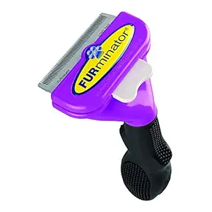 Furminator 10730 Long Hair Deshedding Tool for Cats, Large