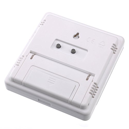BESTOMZ Digitales Thermo Hygrometer Luftfeuchtigkeit Messen Raumluftüberwachtung mit Alarm Wecker Hygrometer - 7