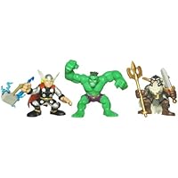 Marvel Super Hero Squad Movie Pack With Thor Hulk And Odin