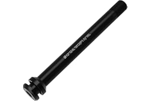 YINETTECH 1PC Bike Thru Front Axle 12mm x 124mm x 1.0mm Aluminum Alloy Road Bike Thru Axle for Mountain Bike Road Bike Skewer Lever Bicycle for M12x1.0mm Thread Pitch Frames