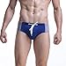 Produktbild Malloom® Mens Breathable Badehose Hosen Bademode Shorts Slim Wear Bikini Badeanzug Herren Badehose mit Schnürung (XL, blau)
