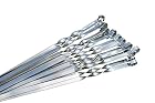 Grill Spieße Schaschlikschpieße Schampur aus Edelstahl 20 St. 50 cm Grillspieß Fleischspieße Kebab… – Bild 3