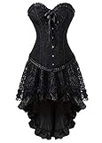 corsage pink karneval Kunstleder Leder Moulin Showgirl Korsett Kleid Gothic Schwarz