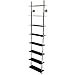 MAXWELL - Wall Mounted Glass CD / DVD / Blu-ray Storage Shelf - Black