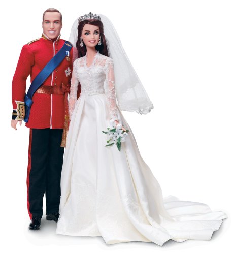 Barbie Collector Royal Wedding William and Catherine Doll Set