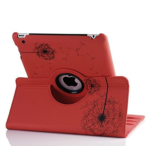 inShang ipad 2 H¨¹lle ipad 3 Cover f¨¹r Apple iPad 2/3/4, Edles PU Leder Tasche H¨¹lle Skins Etui Schutzh¨¹lle St?nder Smart Case f¨¹r Tablet iPad, Super Automatische Einschlaf-/Aufwach funktion, 360 Grad rotierende Schutzh¨¹lle mit Standfunktion + inShang Logo hochwertigen Stylus Eingabestift Stift - 4