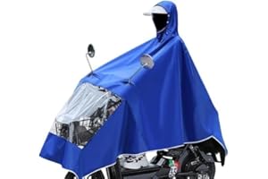 aotuo0608 Multifunctional Rain Poncho Raincoat, Universal Waterproof Mobility Scooter Cape Cover, Reusable Bike E-bike Rain Coat Mobility Scooter