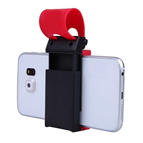 Demiawaking Supporto Universale Porta Cellulare da Volante Auto per iPhone Smart MP4 Phone GPS