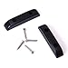 Price comparison product image 2pcs Black Thumb Rest Tug Bar Finger Pull for Bass Guitar