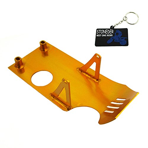 Gold Aluminum Engine Skid Plate For Honda CRF50 XR50 2000 2005 2007 Pit Dirt Bikes 50cc 70 90 110 125 140cc Chinese Pit Dirt Bikes Thumpstar BSE Apollo Kayo Stomp Piranha DHZ Braaap Lifan YX