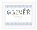 Personalised Alphabet Meaning of Name Print for Boys, New Baby Gifts, Christening Gifts for Boys by Kiddiewinkle Gifts