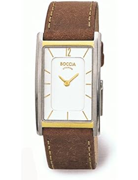 Boccia Damen-Armbanduhr Titanium Analog Quarz Leder 3217-02