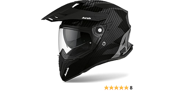 Airoh CASCO COMMANDER CARBON GLOSS XS : Amazon.it: Auto e Moto
