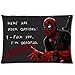 Custom New Hot Selling Deadpool Pillow Cover Pillow Case Standard Size 20x30