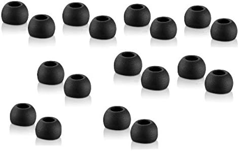 PENCILUPNOSE® Replacement Medium Earbuds Tips Buds (black x 18)