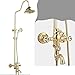 Produktbild XG Golden Diamond Dusche Set Bad Wasserhahn Set Thermostat Spray Automatische Wasser Dusche