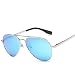 Produktbild Tukistore Klassische Kinder Aviator Sonnenbrille Reflektierende Metallrahmen Brillen für Mädchen und Jungen Alter 5-12