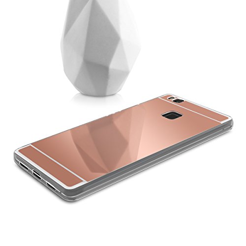 kwmobile Funda para Huawei P9 Lite - Carcasa Protectora Trasera de TPU para m vil en Oro Rosa con Efecto Espejo reviews kwmobile Funda para Huawei P9 Lite - Carcasa Protectora Trasera de TPU para m vil en Oro Rosa con Efecto Espejo