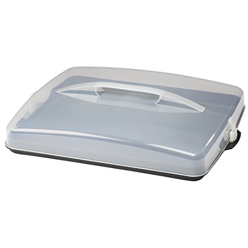 Xavax 00111497 Transportbox, Kunststoff, anthrazit / transparent, 37.8 x 49.7 x 11.5 cm - 5