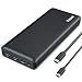 Produktbild PD Powerbank 20000mAh Quick Charge Externer Akku, Fnova Power bank mit Power Delivery, große Kapazität Ladegerät für Handy,Ipad,Tablet und Apple Laptops (3 Anschlüsse, 30W USB C Ausgang, Zwei 2.4A iSmart USB Anschlüsse)