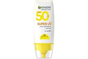 Garnier Skin Active Invisible Serum Sunscreen Vitamin C SPF50+ PA++++, for Men and Women, UVA/UVB Protection, Lightweight, Non-Greasy, Non-Oily, 30 ml