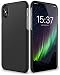 Produktbild iPhone X Hülle - vau SlimShell Case - Schutzhülle, Tasche Rückseite (matt schwarz)