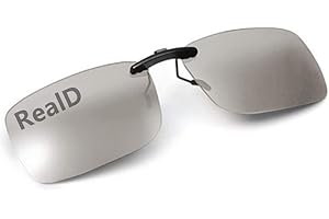 AoHeng Cinema 3D Clip on Glasses for RealD 3D Movies,Lighter,Clearer,Brighter