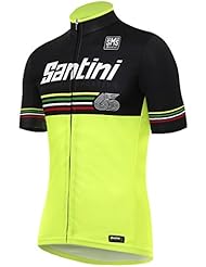 Santini Beat - Camiseta de manga corta para hombre, Hombre, Beat, amarillo, M