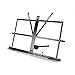 Produktbild Lightwish - Schwarz Metallblatt -Portable-justierbarer Ständer Music Halter Folding Faltbare