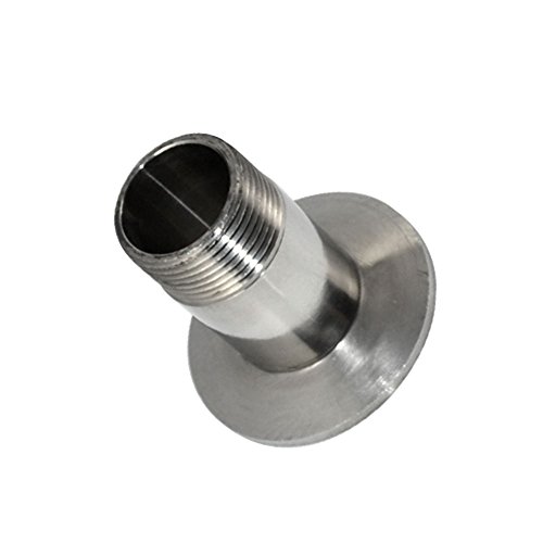 3/4″ Sanitär AG Gewindefitting Flansch Ferrule Für Tri Clamp 50.5mm BSPT - 3