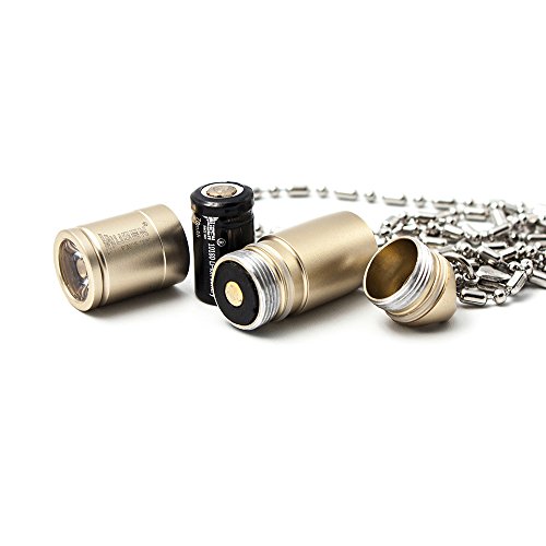 WUBEN® G344 Mini Keychain Taschenlampe USB-Ladung Nachladbare 10180 Li-Ionbatterie LED Halsketten Entwurfs Wasserdichte Fackel 2 helle Betriebsarten 130 Lumen - 3