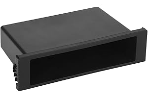 ‎ARAMOX Dashboard-Aufbewahrungskoffer, Auto-Stereo-Radio Aufbewahrungsbox Inner Organizer, Single Din Auto Stereo CD Radio Aufbewahrungsbox Innen Inner Organizer Passend für Cruze