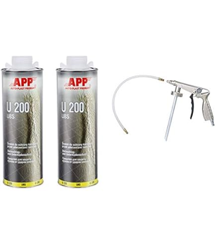 Carton De 12 Bombes Antigravillons Blanc U200 + Pistolet Inclus - Protection Carrosserie Auto