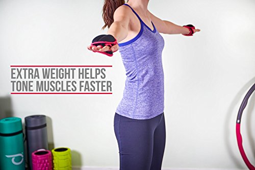 Andrew James Neopren beschwert Workout Handschuhe – 0,5 kg, Paar, wiegt 1 kg – erhältlich in grün und/Pink/2 Jahre Garantie - 7
